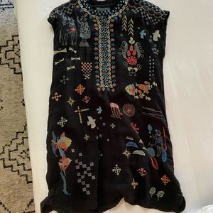 Johnny Was dress. Worn once. Insane detail.